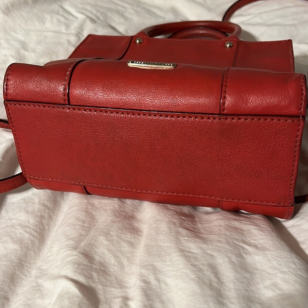 Rebecca Minkoff Avery Mini Tote Bag In Red - Picture 5 of 6